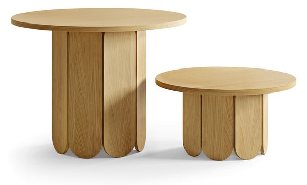 Jídelní stůl v dubovém dekoru Woodman Soft, ø 98 cm