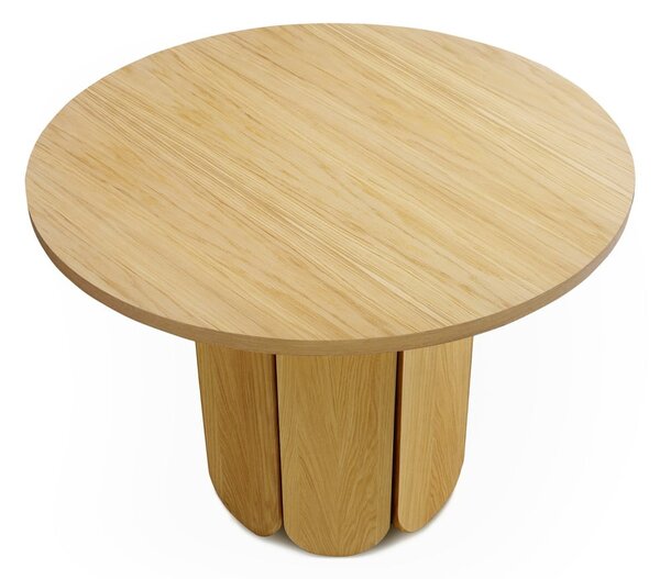Jídelní stůl v dubovém dekoru Woodman Soft, ø 98 cm