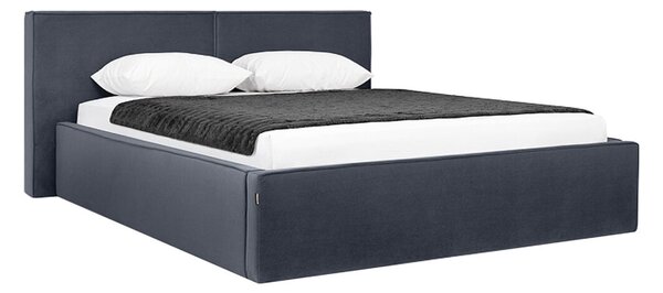 Postel 1,6x2,0 s výklopným roštem, grafit (Royal Velvet 21) Duo