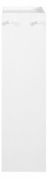 Sobuy Fsr108-W Botník Se 3 Klopami Botník Se 2 Háčky Bílá 55X112X30Cm