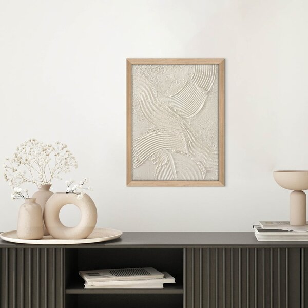 Ručně malovaný obraz 32,5x42,5 cm Sand shadows – Malerifabrikken