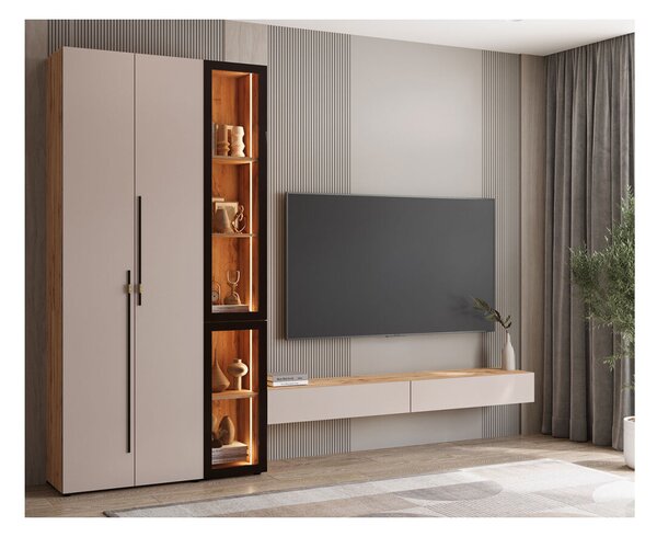 Obývací sestava 280 cm dub appalačský / kašmír Space