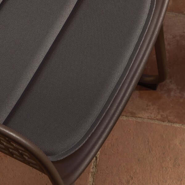 Kave Home Šedý podsedák Sindera 45 x 43 cm