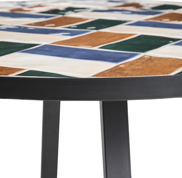 Kave Home Barvený zahradní bistro stolek Tella Ø 90 cm