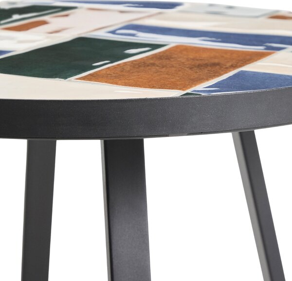 Kave Home Barvený zahradní stolek Tella Ø 45 cm