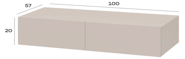 Psací stůl 100 cm kašmír Space