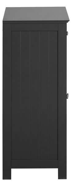 Sobuy Frg238-Dg Koupelnová Komoda Koupelnová Skříňka Koupelnový Nábytek Příborník Předsíňová Skříňka Tmavě Šedá 57X87X33Cm