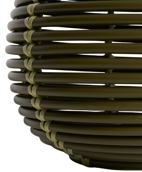 Kave Home Zelená zahradní solární lampa Garoina Ø 28 cm