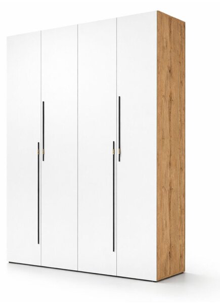 Skříň 4D 160 cm dub appalačský / nymphaea alba Space