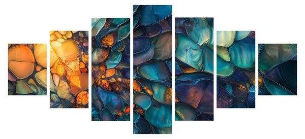 Obraz - Skleněná mozaika (210x100 cm)