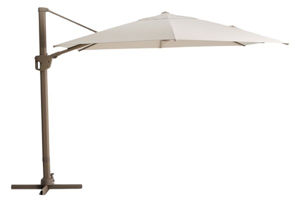 LÉTO -15% Kave Home Béžový slunečník Noli 300 x 420 cm