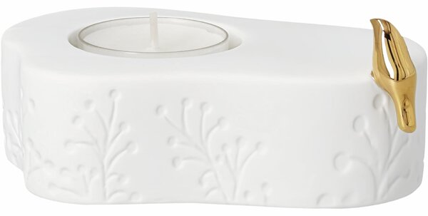 Porcelánový svícen Gold Bird