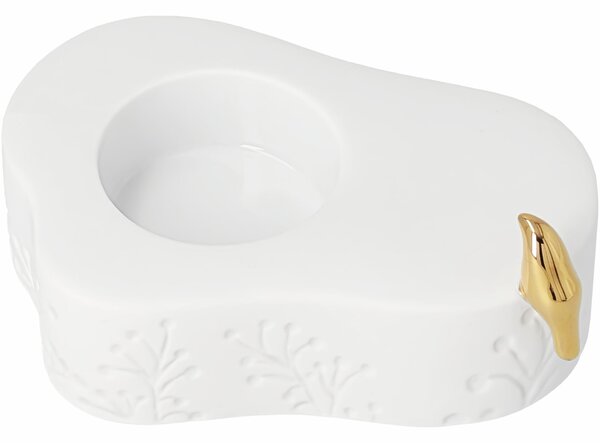 Porcelánový svícen Gold Bird