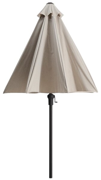 Kave Home Béžovo-šedý slunečník Milna ø 300 cm
