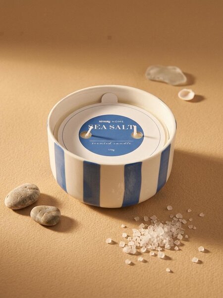 Sinsay - Svíčka Sea Salt - námořnická modrá