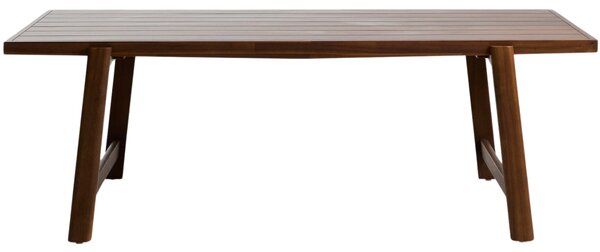 Kave Home Dřevěný zahradní jídelní stůl Itani 240 x 100 cm