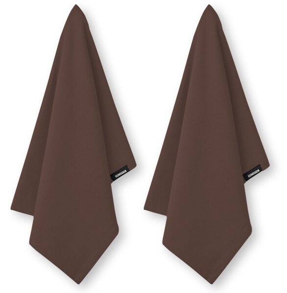 Utěrka z organické bavlny Bison Brown – set 2 ks