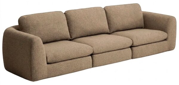 Kave Home Hnědá čtyřmístná pohovka Vera 320 cm
