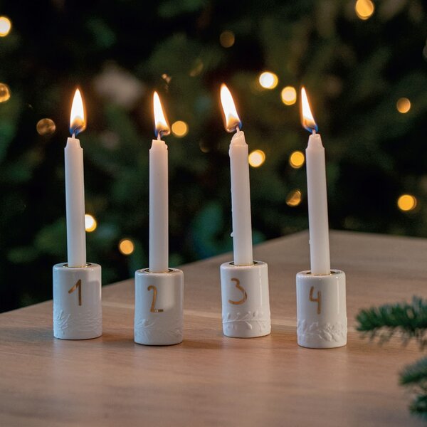 Porcelánový adventní svícen Advent