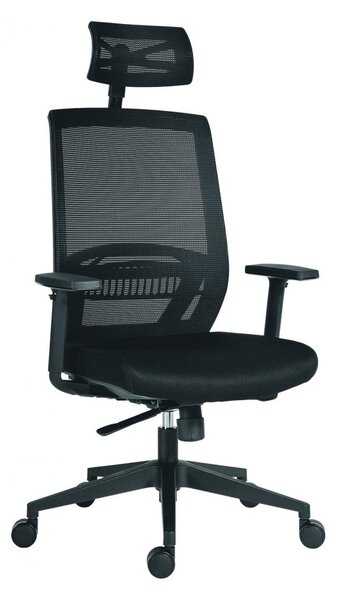 Kancelářská ergonomická židle ABOVE — černá Černá