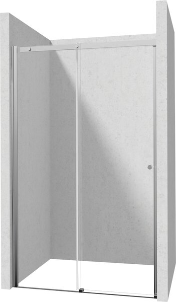 Deante Kerria Plus sprchové dveře 130 cm posuvné chrom lesk/průhledné sklo KTSP013P