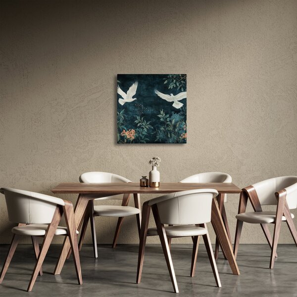 Obraz - Dvě holubice (30x30 cm)