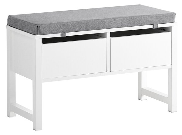 Sobuy Fsr88-W Lavice S Úložným Prostorem Lavice Se Sedátkem Bílá 72X46X30Cm