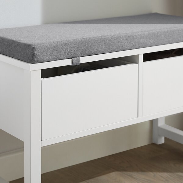Sobuy Fsr88-W Lavice S Úložným Prostorem Lavice Se Sedátkem Bílá 72X46X30Cm