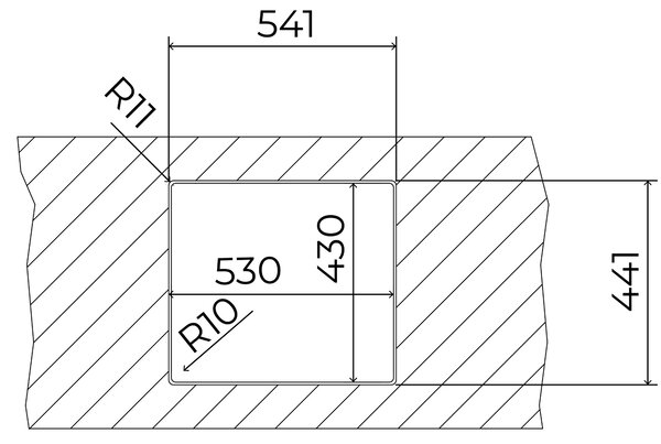 Teka Flexlinea ocelový dřez se sifonem 54x44 cm ocel 115000062