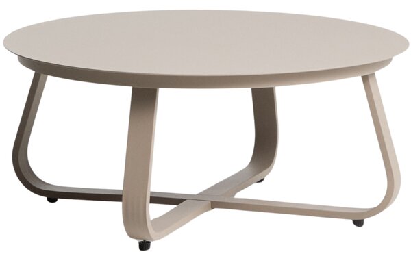 Kave Home Béžový zahradní stolek Tamaris Ø 80 cm