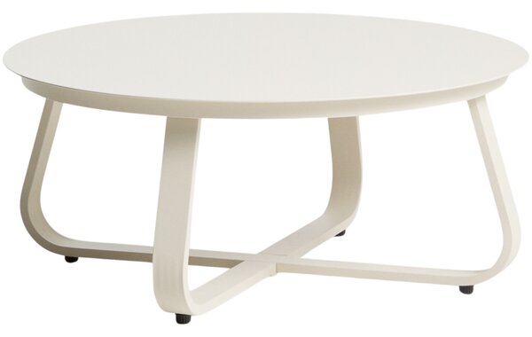 Kave Home Krémový zahradní stolek Tamaris Ø 80 cm