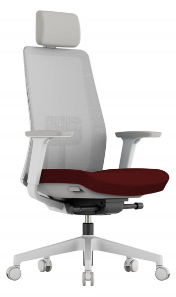 Kancelářská ergonomická židle K10 W — více barev Černá