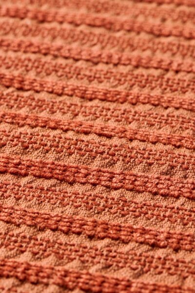 Bavlněný povlak na polštář Rust Stripe 40 × 60 cm