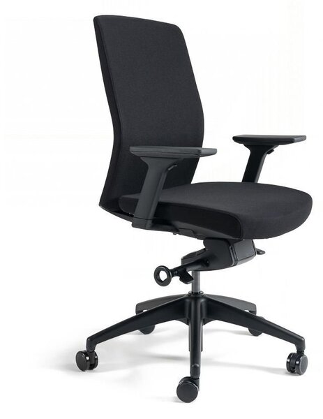 Kancelářská ergonomická židle BESTUHL J2 BP — více barev, bez podhlavníku Černá 201