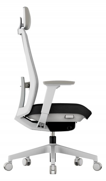 Kancelářská ergonomická židle K10 W — více barev Černá