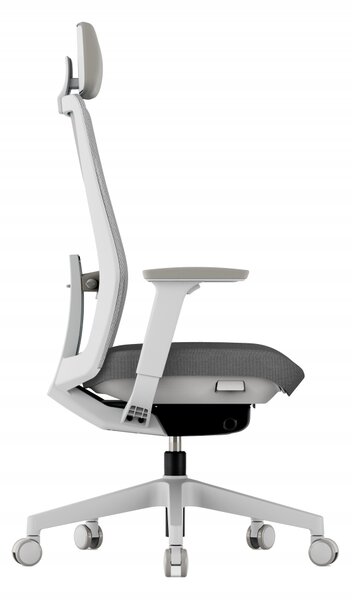 Kancelářská ergonomická židle K10 W — více barev Černá