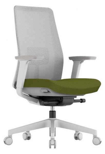 Kancelářská ergonomická židle K10 W — více barev Černá