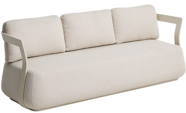 Kave Home Krémová zahradní pohovka Tamaris 217 cm