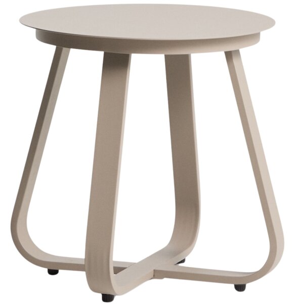 Kave Home Béžový zahradní stolek Tamaris Ø 48 cm