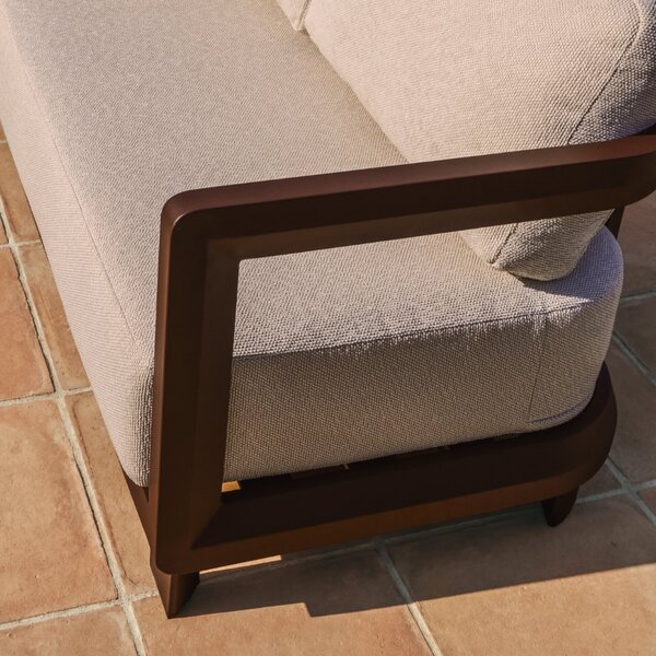 Kave Home Hnědo-béžový zahradní modul Nerano 208 cm