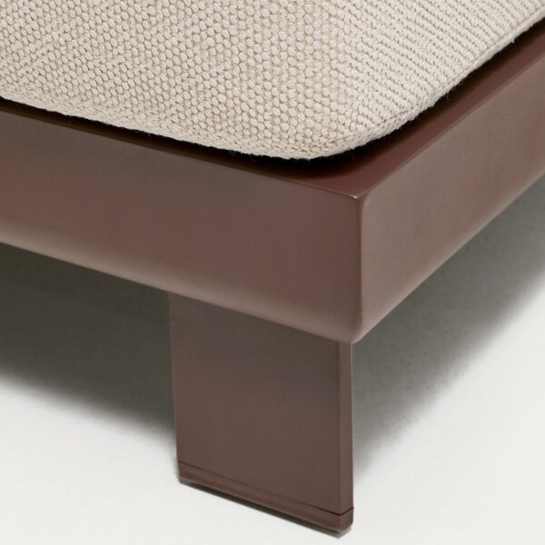 Kave Home Hnědo-béžový zahradní modul Nerano 208 cm