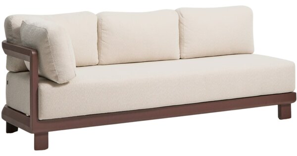 Kave Home Hnědo-béžový zahradní modul Nerano 208 cm
