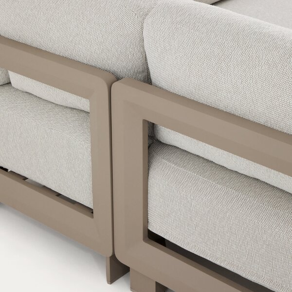 Kave Home Béžový zahradní modul Nerano 208 cm