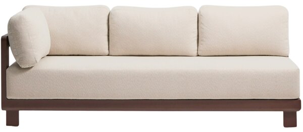 Kave Home Hnědo-béžový zahradní modul Nerano 208 cm