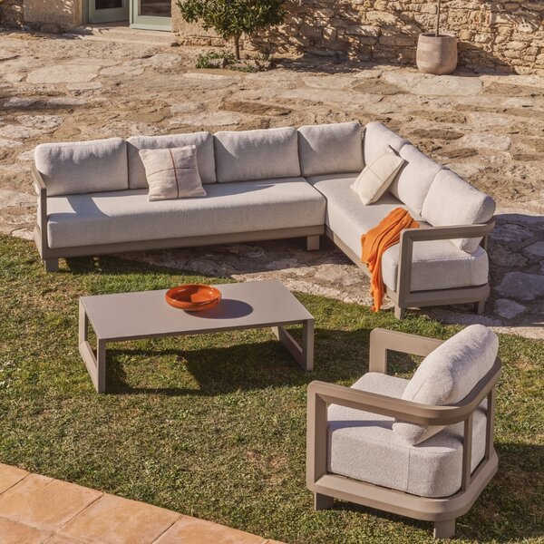 Kave Home Béžový zahradní modul Nerano 208 cm