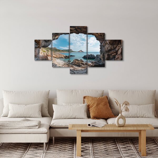 Obraz - Jeskyně u moře (125x70 cm)