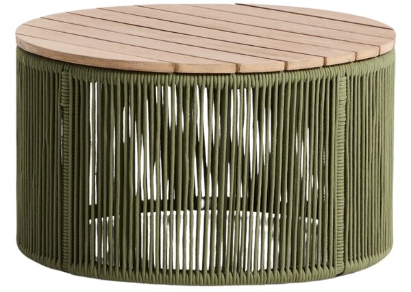 Kave Home Zelený zahradní stolek Dandara 60 cm