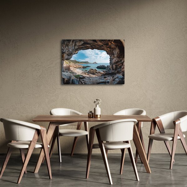 Obraz - Jeskyně u moře (70x50 cm)