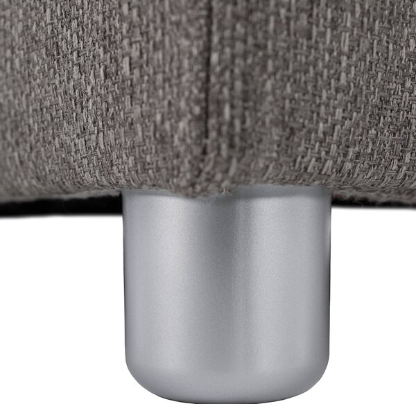 KONDELA Elektrická polohovací postel, boxspring, šedá, 160x200, MURKO NEW