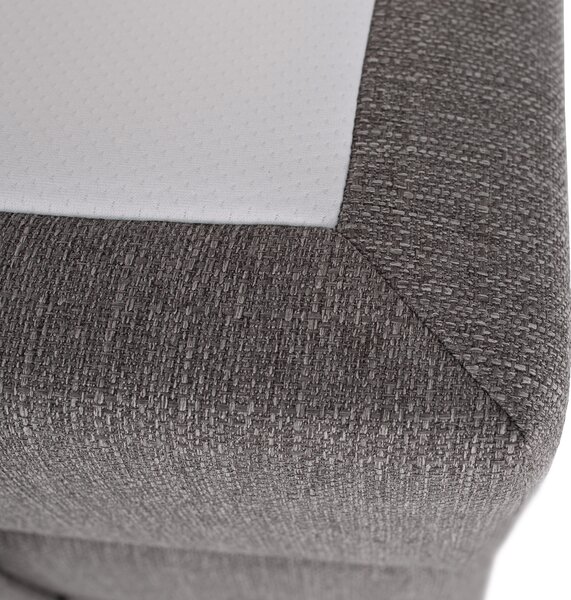 KONDELA Elektrická polohovací postel, boxspring, šedá, 160x200, MURKO NEW